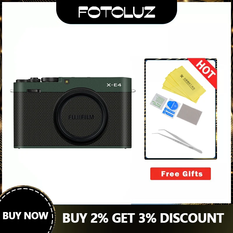 Xe4 Skin Fujifilm Xe4 Camera Body Wrap Skin Fashion Protector Film Xe4 Custodia Antigraffio Con Design Classico