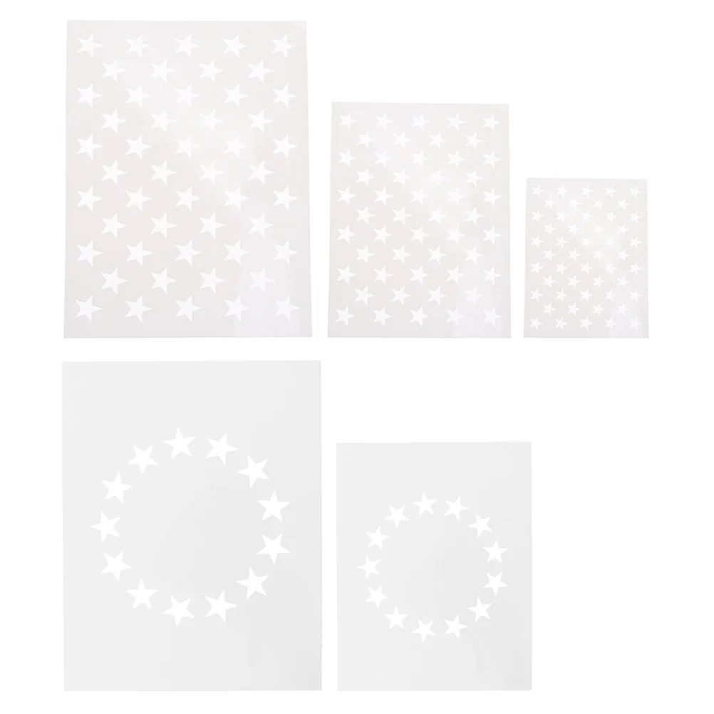 

Hollow Inkjet Template Star Stencil Flag for Painting on Wood Stencils Airbrush American
