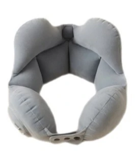 Inflatable U-Shaped Neck Pillow for Daily Comfort and Travel