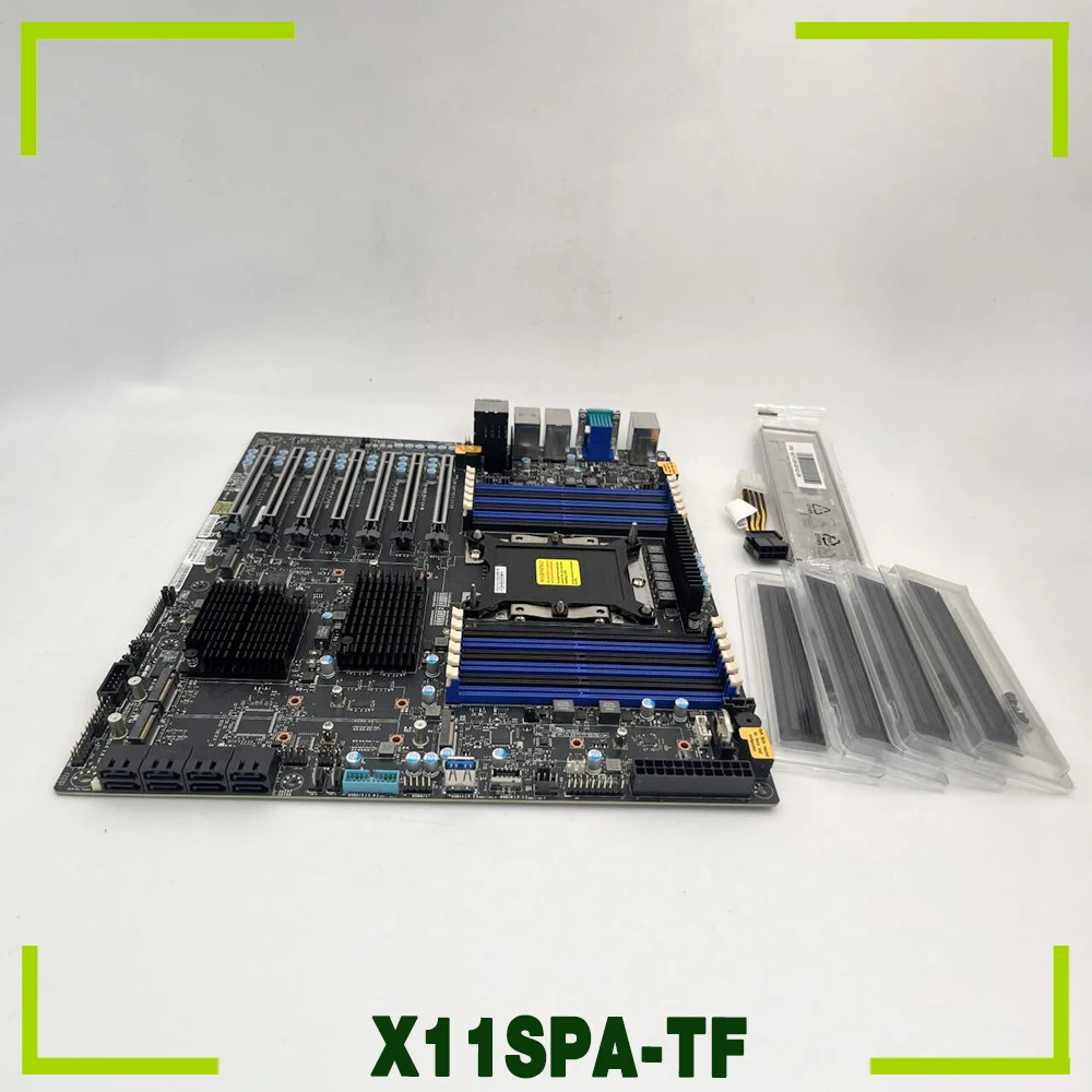 벌크 패키지 마더보드 LGA-3647 DDR4 PCI-E 3.0 M.2 X11SPA-TF
