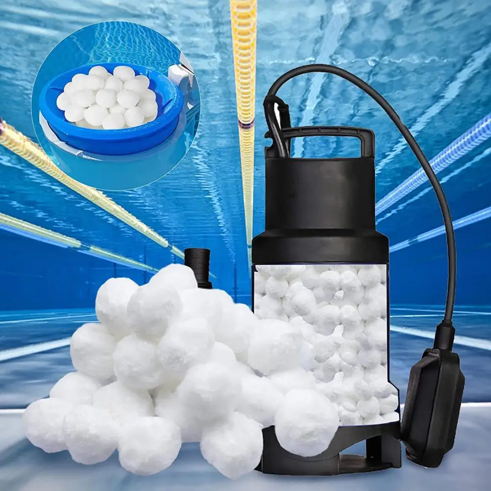 1 Bag Swimming Pool Filter Balls EcoFriendly Reusable Pool Cleaning