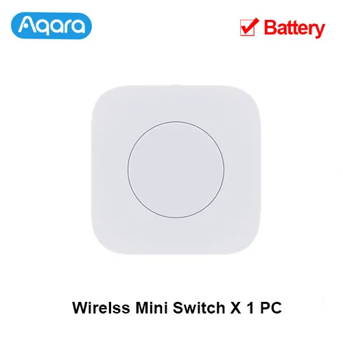 Aqara Wireless Mini Switch Zigbee Sensor One Key Control Button Smart Remote Control Home Automation for Homekit Xiaomi Mi Home 