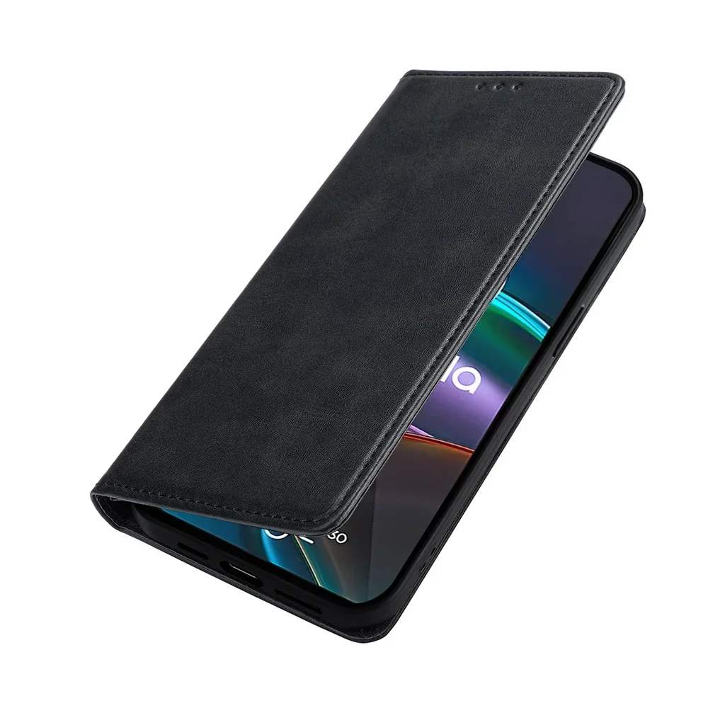 Leather Magnetic Wallet Case with Stand - Flip Cover