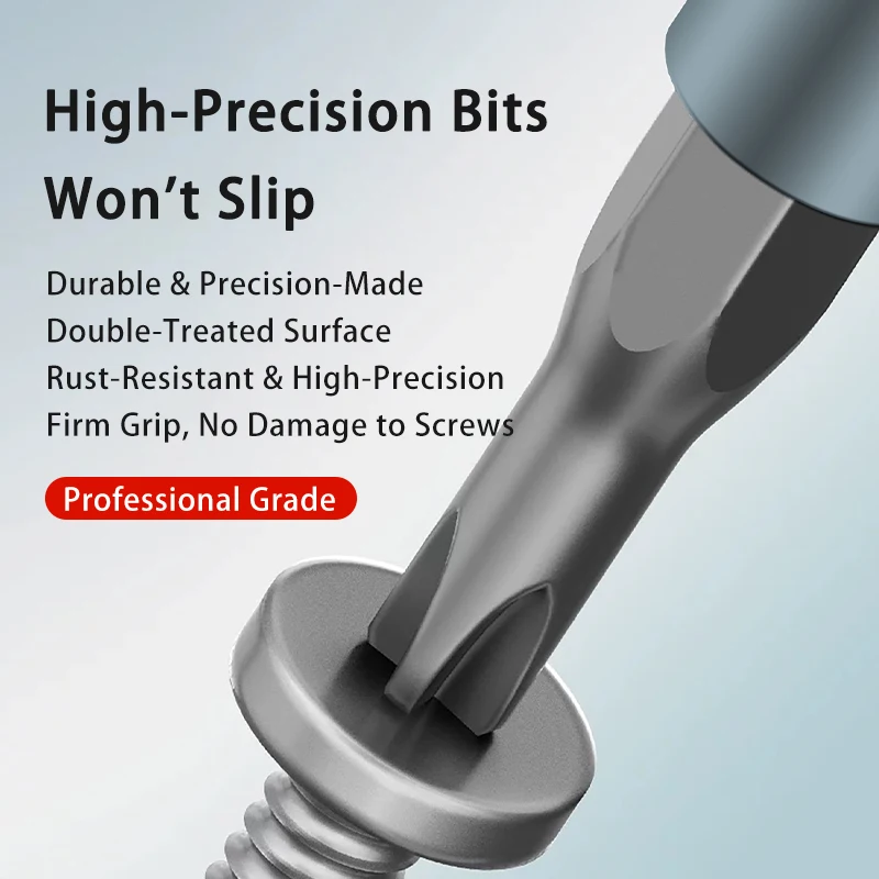 Precision Screwdriver Set with S2 Steel Bits Magnetic Handle Repair Tools Kit for Phone Laptop Glasses Camera Watch DIY