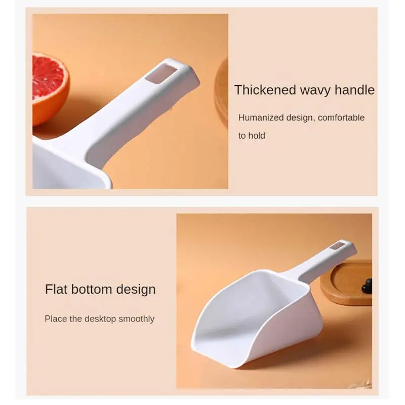 Plastic Ice Shovel Thickened Large Milk Tea Shop Ice Maker Special Food Rice Flour Small Shovel Reusable Kitchen Tool