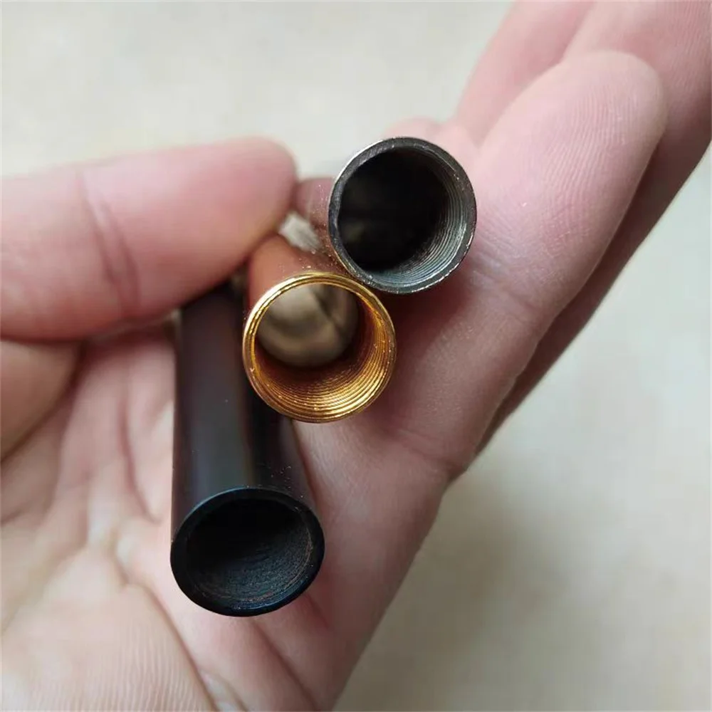 Table Lamp Led Lamp Accessories Thread Adapter Ceiling Pendant Light Table lamp/pendant lamp Connecting Rod Black/White/Gold/Silver M10 Inner Thread Screw Metal Hollow Tube For Lighting Accessories