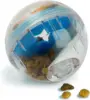 IQ Treat Ball Dog Treat Dispenser Toy Ball Interactive Dog Toy - 4" Dog Food Toy Stimulation, Slow Feeder
