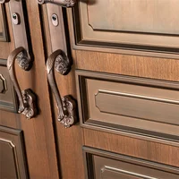 Customized Exterior Main Entrance Villa Main Door Villa Front Door Double Hybrid Villa Doors 2
