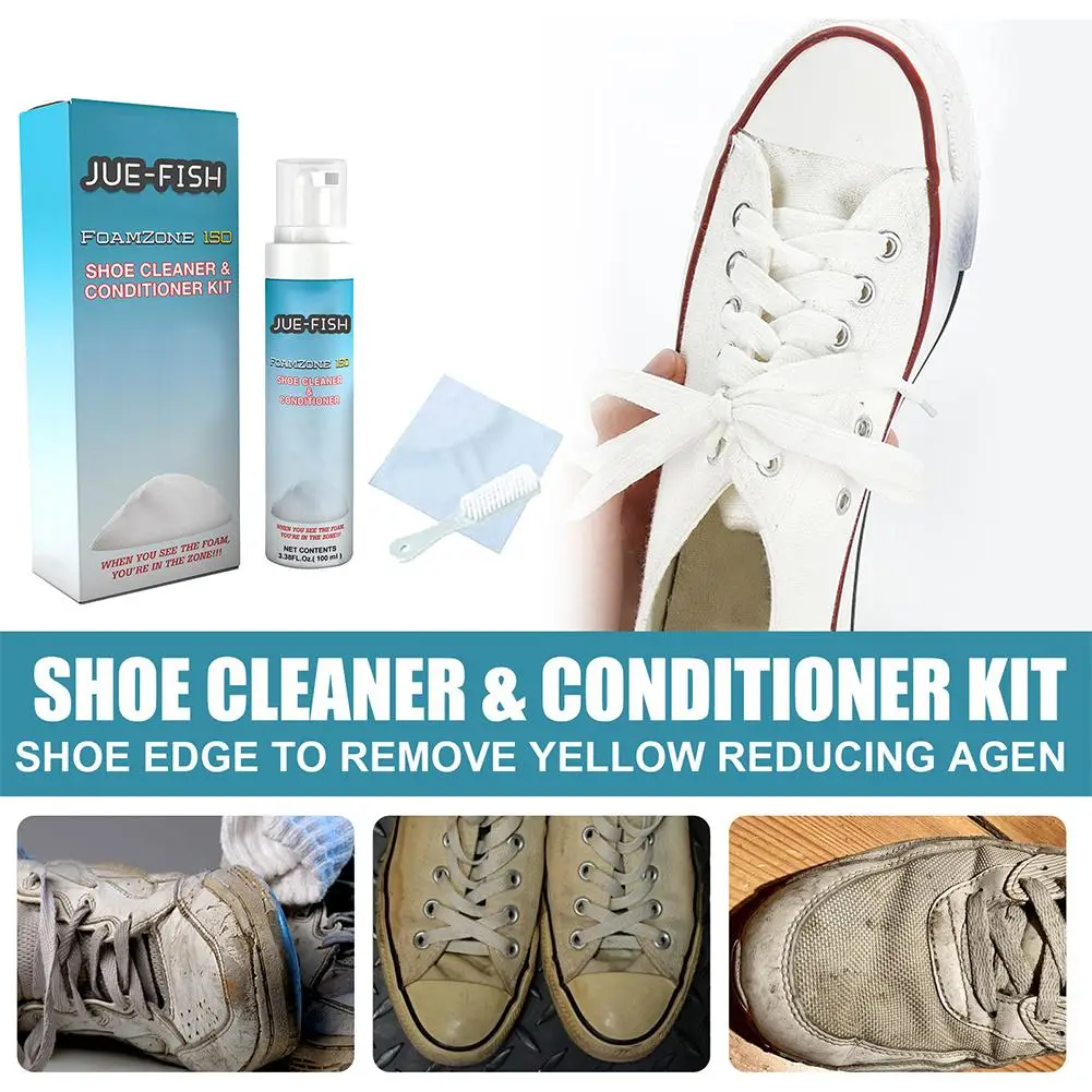 

Foamzone 150 Shoe Cleaner Whiten Polish Cleaning Tool Shoes Leather Shoe Casual Shoe Care Brush Supplies Cleaning Shoe Snea W8i8