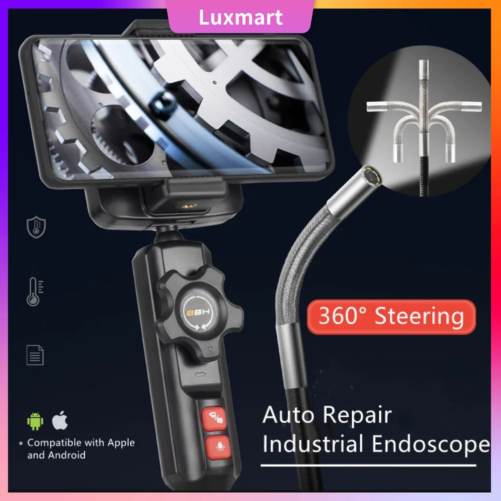 Caméra endoscope industrielle étanche pour iOS, iPhone, Android