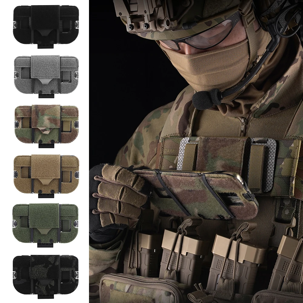 Plate Carrier Phone Mount Carrier Accessories Tactical Molle Phone