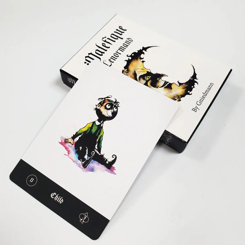 Malefique Lenormand Oracle Card Game Paper Manual 2