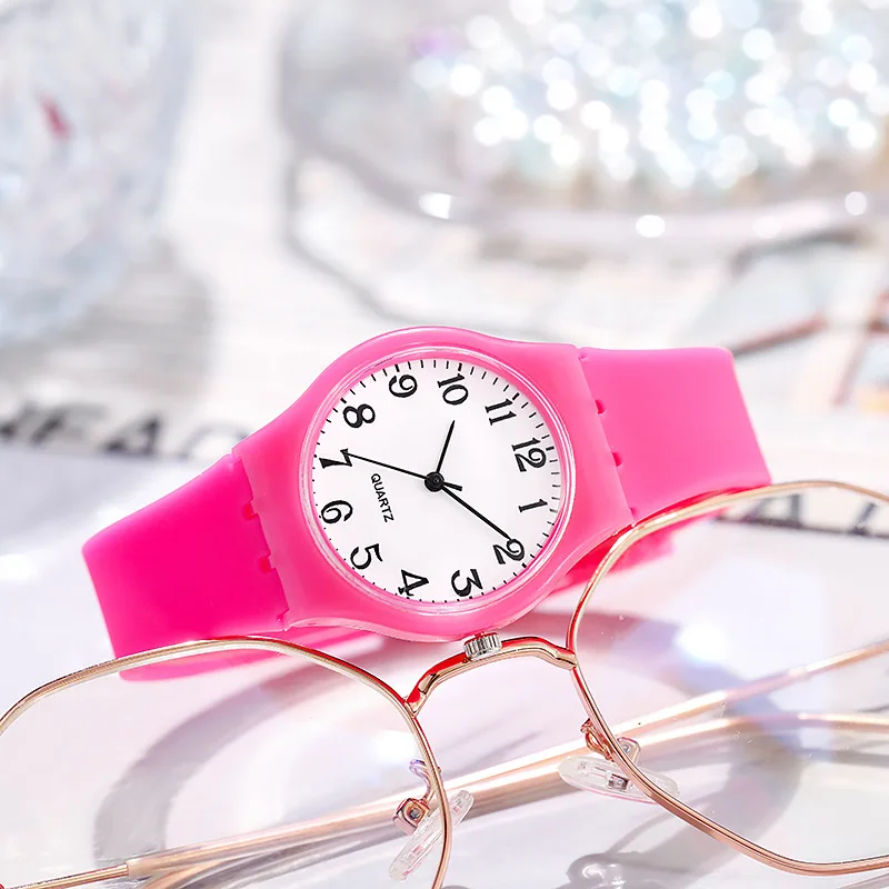 UTHAI C24 Kids's Watch Silicone Strap Boys and Girls Middle School Student Quartz Watches High Beauty Female Fashion Clock 3