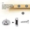 32/25/20 MM Neodymium Cup Magnets, Round Base POT Magnet with Countersunk Hole and Stainless Screws for Kitchen, Craft, Office 3
