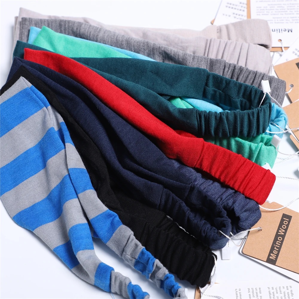 100% Merino Wool Headband Workout Sweatband for Women Men Non Slip Moisture Wicking Breathable Warm Hair Bands Running Yoga 5