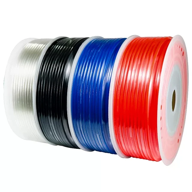 10M/20M/50M/100M Air Component Hose Polyurethane Tubing 4mm 6mm 8mm 10mm 12mm Pipe Line Hose Pneumatic Tube for Compressor 2