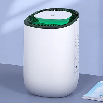 부드러운 사운드 작동 가정용 공기 건조기, 원클릭 제습, 충전식 습기 흡수 제습기, 600ml