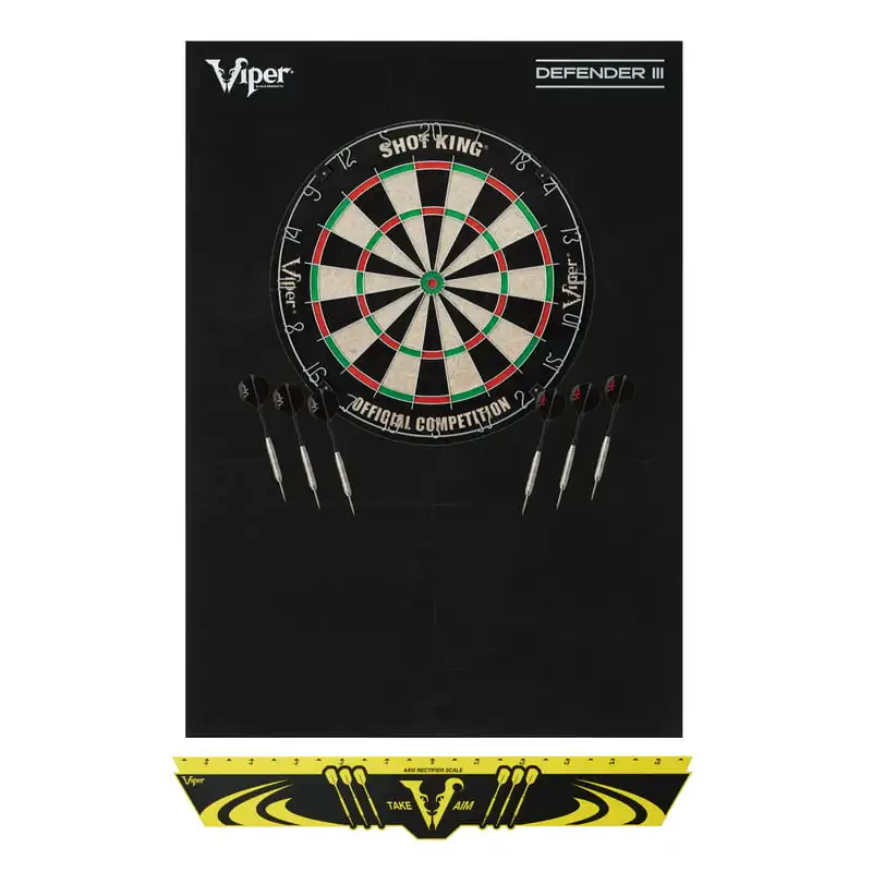 

Shot King Sisal Dartboard, Defender III Surround and Edge Throwline