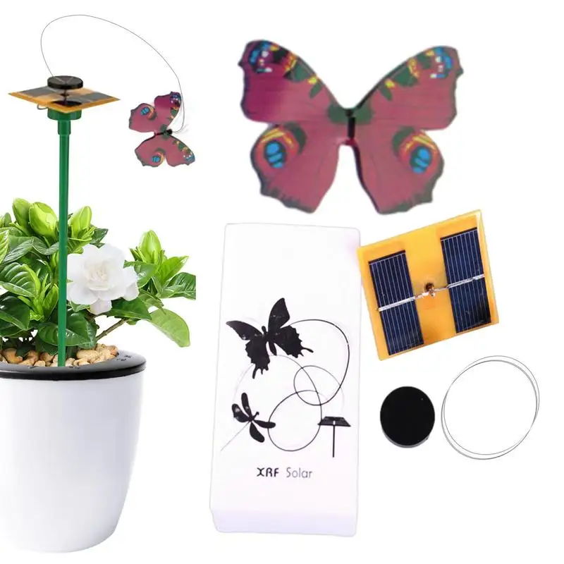 

Flying Butterfly Stake Solar Flying Stake Simulation Science And Education Butterfly Intelligent Sensor Control