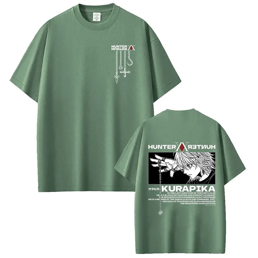 Japanese Anime Kurapika Graphic Oversized Streetwear T-Shirt