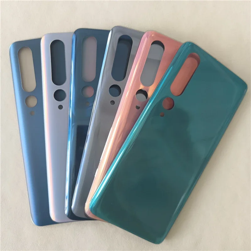 For Xiaomi Mi 10 5G Glass Battery Back Cover Rear Door Housing Panel Case Repair Parts For Xiaomi Mi 10 Battery Cover