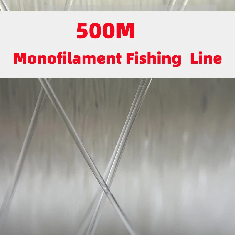 500M 모노 필라멘트 나일론 0.6/0.7/0.8/0.9/1.0mm 큰 크기 낚시 라인 바다 낚시 큰 게임 낚시 라인 두꺼운 낚시 용품