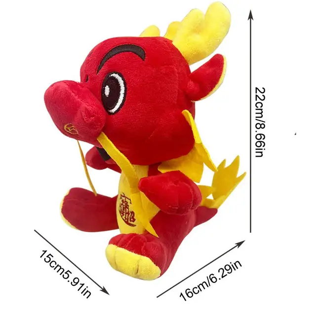 Chinese Dragon Plush Toy Plush Dragon Stuffed Toys Cute & Comfortable
