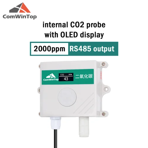 농업용 온실 고정밀 이산화탄소 센서, 산업용 RS485 CO2 송신기 3