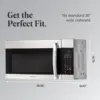 Over-the-Range Microwave Oven, 1.7 Cu. Ft. - 1000W - Auto Reheat, Multi-Stage Cooking, Melt/Soften Feature, Child Safety Lock, L 4