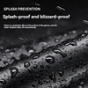 Winter Glove Windproof Warm Leather Glove Waterproof Touchscreen Anti Slip Cashmere Lining Cycling Running Ski Full Finger Glove 2
