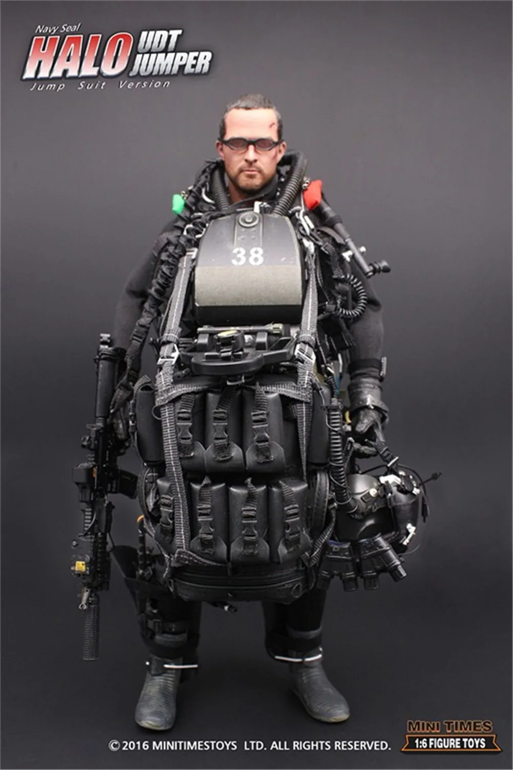 1/6 Mini times M004 Navy Seals High Jump Low to Drive Paratrooper
