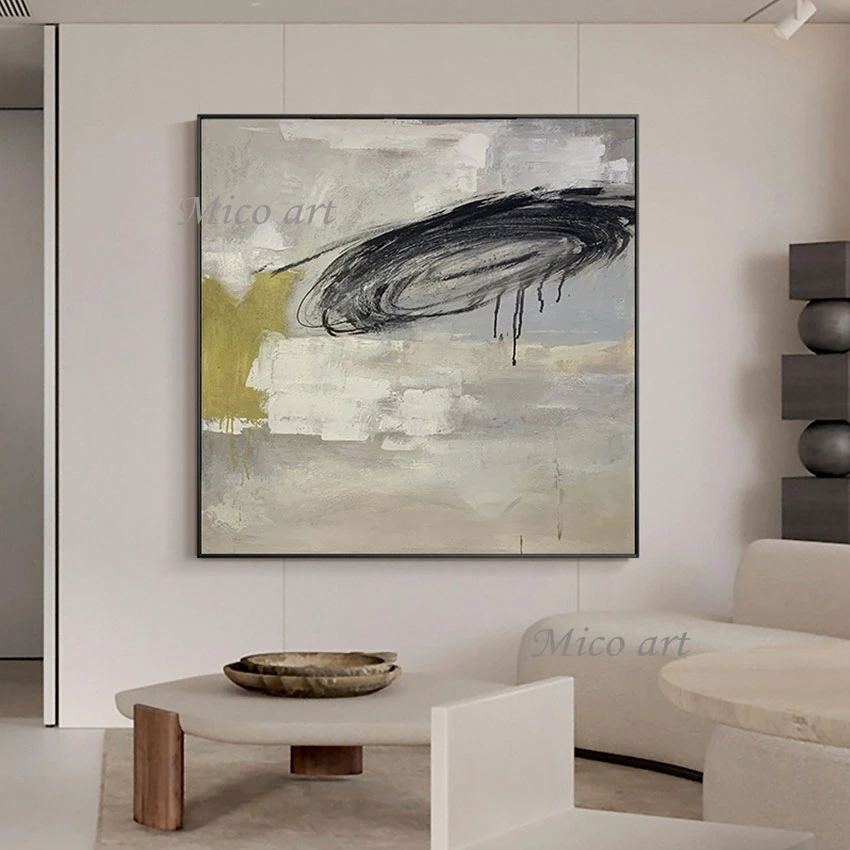 

Modern Wall Art Paintings Abstract Sleeping Room Decoration Large Size Canvas Art Picture New Arrival Texture Acrylic Frameless