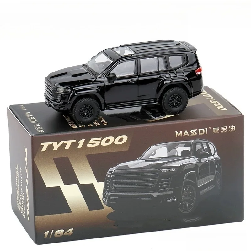 MASDI 1/64 LC300 블랙 & 그레이 킹콩 랜드 크루저 오프로드 합금 자동차 모델