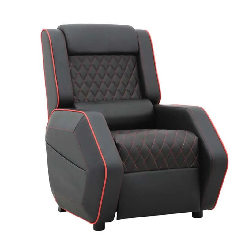 

High Quality Synthetic Leather Gaming Chair Sofa Lumbar Support Pillow Gaming Recliner Sofa