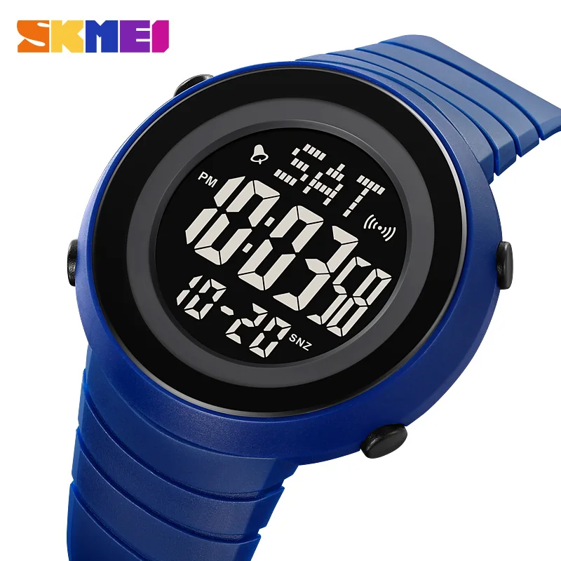 

SKMEI Multifunctional Countdown Sport Watches Mens Fashion 50M Waterproof Back Light Stopwatch Digital Wristwatch Alarm Clock