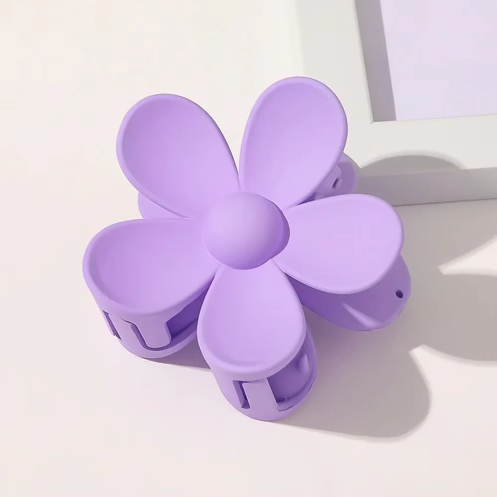 Große Blumen-Klauenklammern für Frauen, dickes Haar, Mädchen, Dasiy, starker Halt, matte Haarklammern, Kopfbedeckung, Haarspange, Haar-Accessoires – Detail 12