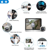 Tuya Smart 3MP  WiFi Peephole Video Door Camera Security one-way Audio Night Vision 4.3' HD Video Door Camera - Image 5