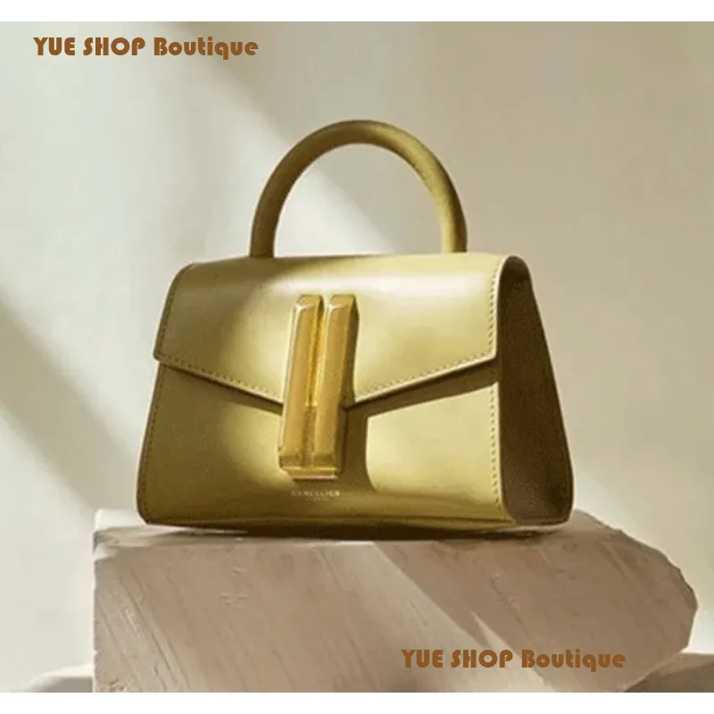 

Vintage Women's Fashionable Trendy Single Shoulder Small Square Bag Casual And Crossbody Leather Handbags Designer Bags