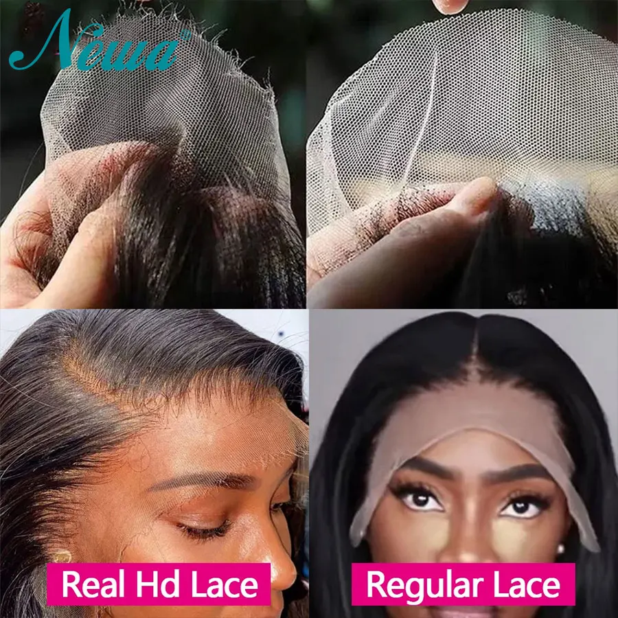 Ultra Fitted HD Lace Frontal Closure Human Hair Pre Plucked Natural Scalp HD Lace Closures Brazilian Raw Hair Closures