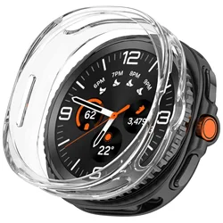 Soft TPU Hollow Out Protective Bumper Shell for Smartwatch - Case Cover Accessories (Clear 02)