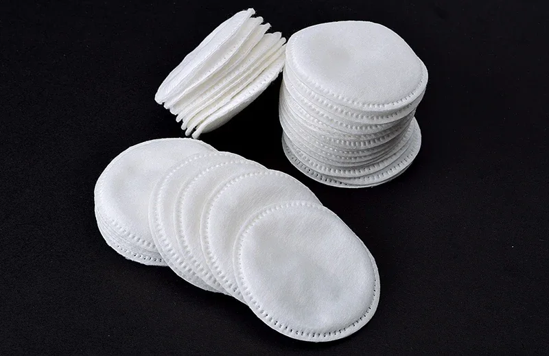 Description Picture 4 of item100/200/500PCS Disposable Cosmetic Wipes Nail Art Cleaning Round Pads Soft Daily Supplies Facial Cotton Makeup Remover Tool