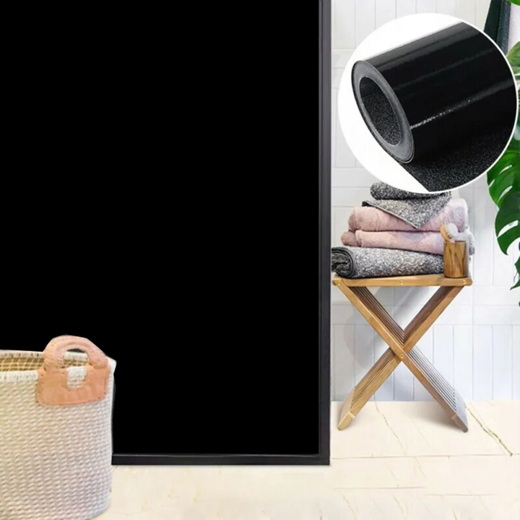 

Затемняющая статическая клеящаяся оттенок Затемняющая пленка блоки Блэкаут улучшает конфиденциальность легко наносится и снимается