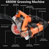 Dustless Plumbing Electricity Slotting Machine One Time Forming Installation Wall Wire Groove Concrete Dustless Cutting Machine 2