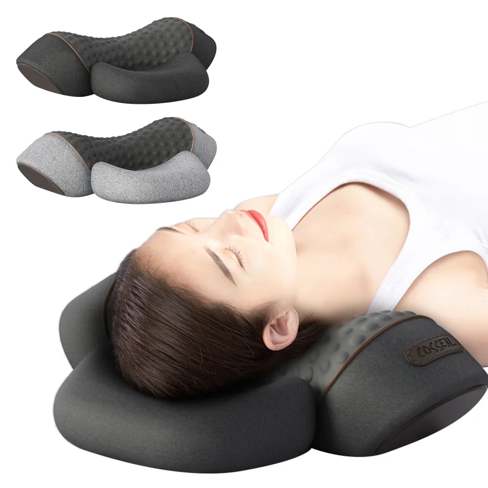Electric Neck Massager With Heat And Vibration For Stress Relief_voghion.com
