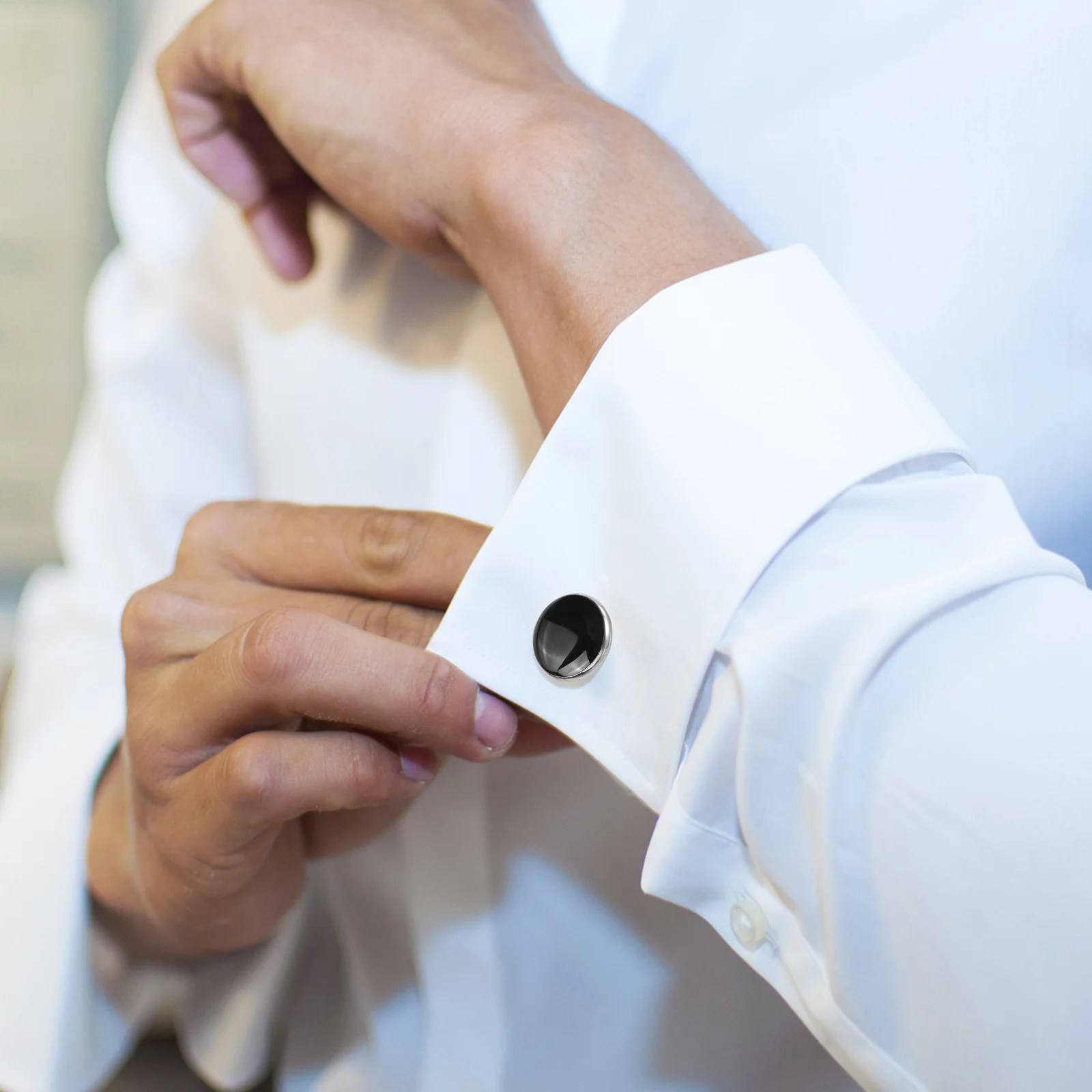 

8 Pcs Suit Button Cufflinks Office Decor for Men Vintage Gentleman Studs Tie Clips