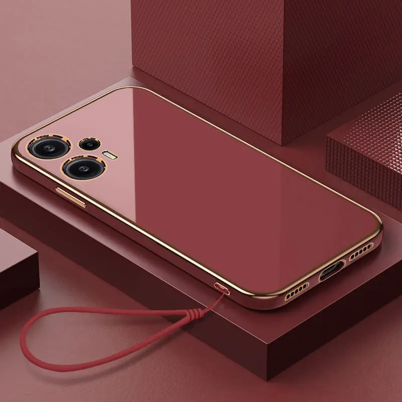 Crystal Clear Shockproof Silicone Case with Camera Protector