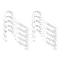 10Pcs High Heels Display Rack Transparent Acrylic Sandal Rack Arch Shelf Thicken Shoe Display Holders 1
