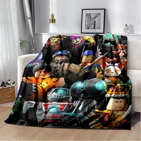 29 Style New R-Robloxs Cartoon Game Gamer Soft Blankets,Keep Warm Throw Blanket Comfortable Blanket for Beds Sofa Home Bedroom 2