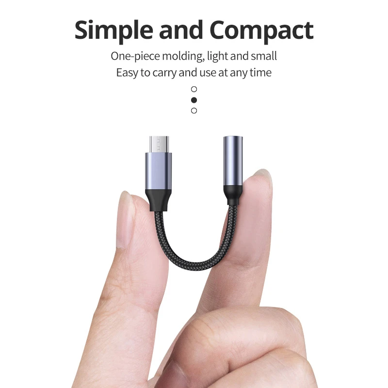 USB Type C To 3.5mm Aux Adapter Type-c 3 5 Jack Audio Cable Earphone Cable Converter for iPhone 15 Samsung Galaxy S24 S23 Ultra — view 5