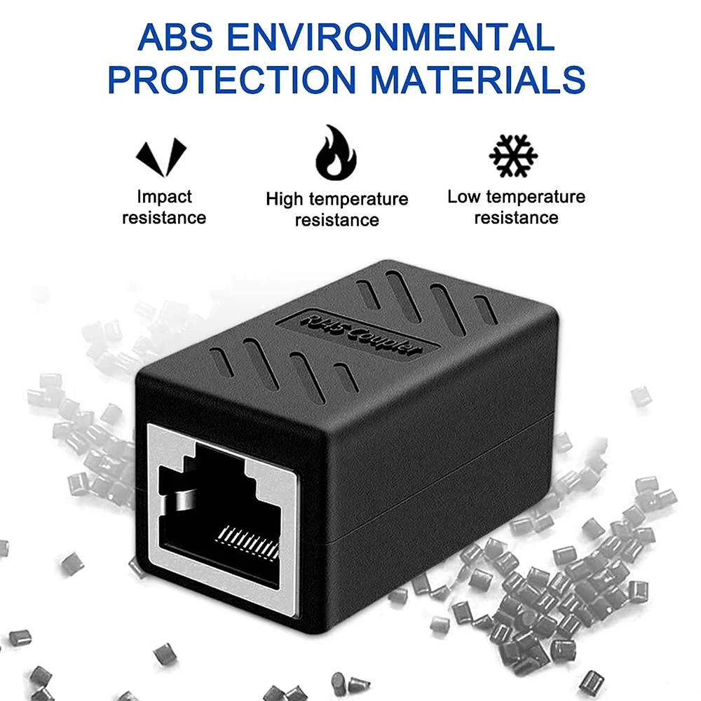 RJ45 Coupler Network Cable Extender 1000Mbps CAT5 CAT6 Ethernet LAN Splitter Connector Adapter